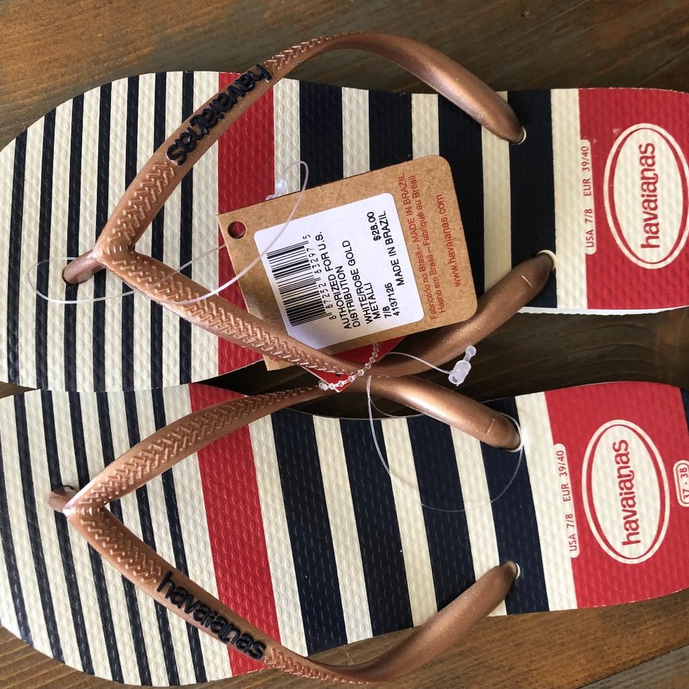 Havaianas Women's Slim Nautical Flip Flop Sandal